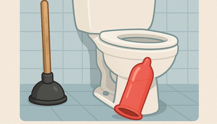Can You Flush Condoms Down the Toilet