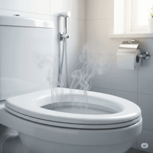 why does toilet smell