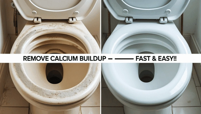 how to remove calcium from toilet