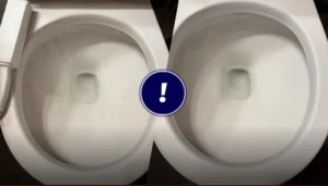 what causes limescale in toilet