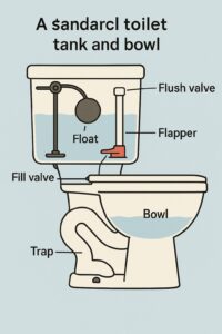 Parts of a Toilet