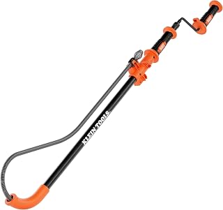 Klein Tools 53018 6-Foot Steel Toilet Auger