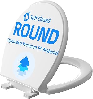 Round Soft Close Toilet Seat 16.5 Inch