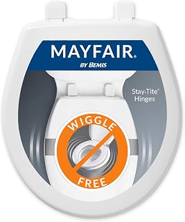 Mayfair Caswell Modern Slow Close Round Toilet Seat