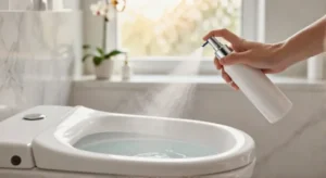 prevent hard water stains in toilet
