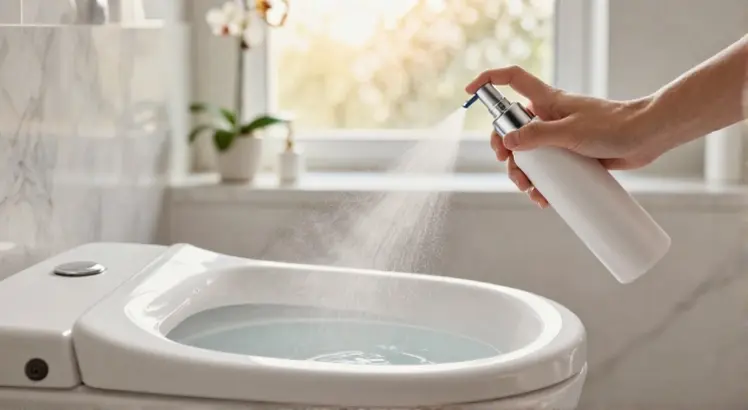 prevent hard water stains in toilet