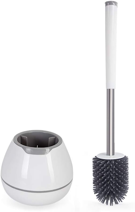 BOOMJOY Silicone Toilet Bowl Cleaner Brush