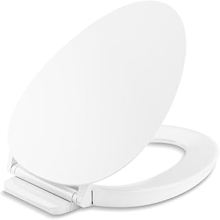 KOHLER 57777-WCF-0 Cymbal ReadyLatch Quiet-Close Soft Close Toilet Seat Elongated