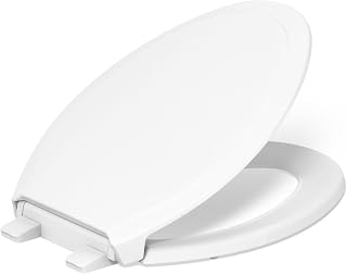 Kohler 4734-RL-0 Rutledge ReadyLatch Soft Close Elongated Toilet Seat