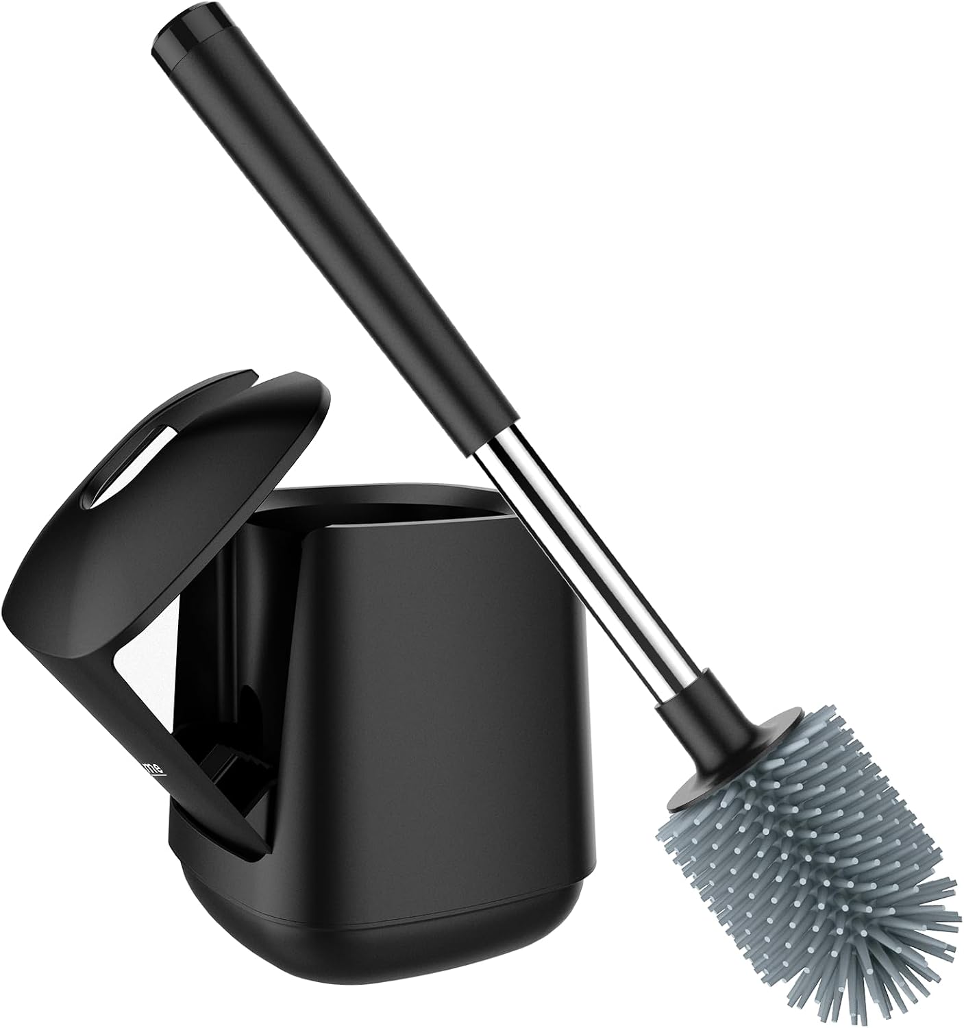 SetSail Silicone Toilet Brush with Automatic Holder