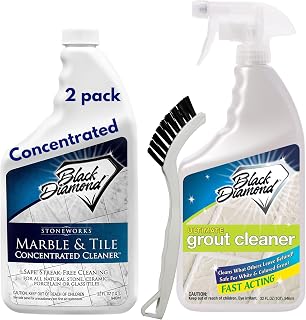 Ultimate Grout Cleaner with Brush and Marble & Tile Cleaner