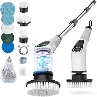 Dovety Electric Spin Scrubber, Extendable Handle