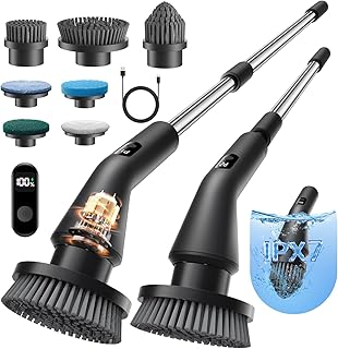 Leebein Electric Spin Scrubber, 2026 Upgraded Cordless Cleaning Brush Bathroom Scrubber