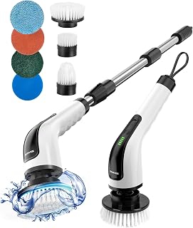 Electric Spin Scrubber, Power Shower Cleaning Brush