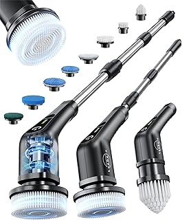 Leebein Electric Spin Scrubber, Cordless Bathroom Cleaning Brush