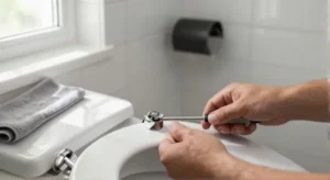 bemis toilet seat removal