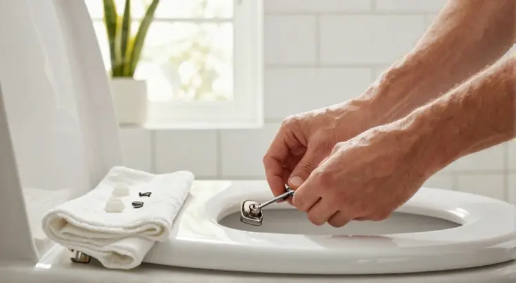 how to fix a kohler toilet seat