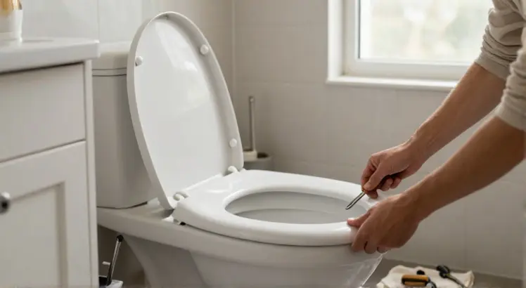 replacing a kohler toilet seat
